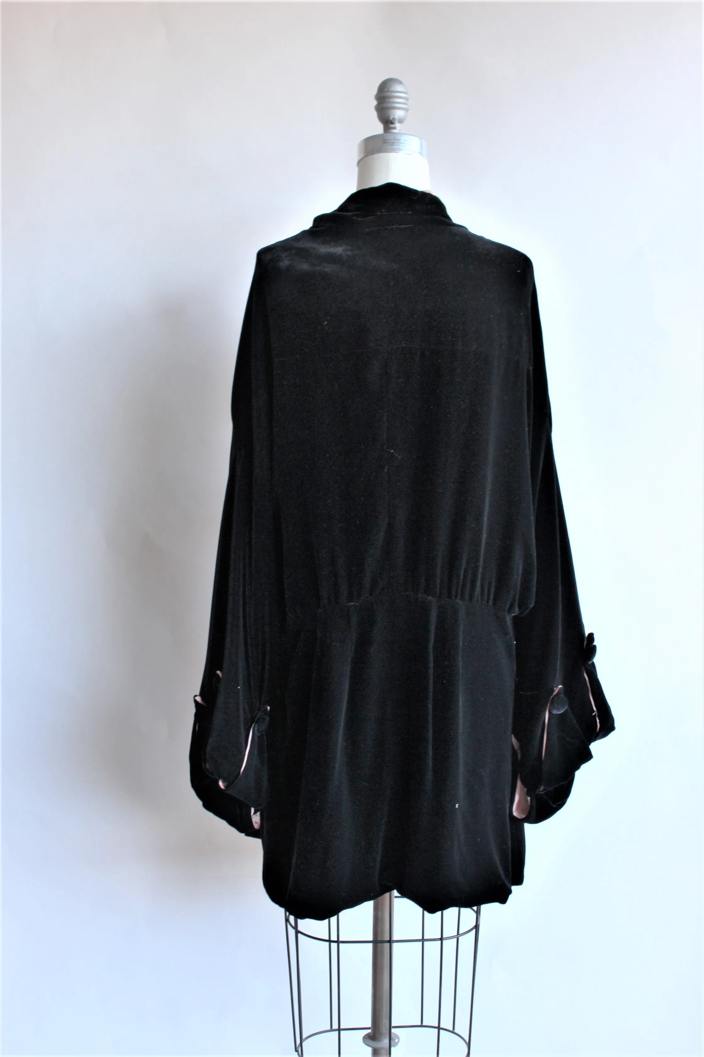 Vintage 1990s Jane Booke Velvet "jester" Opera Coat