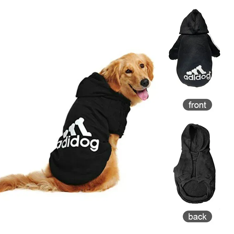 Warm Fleece Dog Hoodie Jacket for Small, Medium, and Large Dogs - Pet Clothes for Husky, Labrador, and More