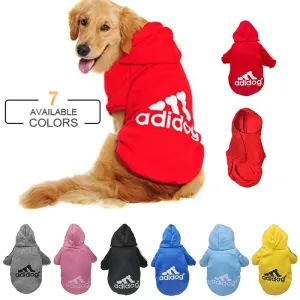 Warm Fleece Dog Hoodie Jacket for Small, Medium, and Large Dogs - Pet Clothes for Husky, Labrador, and More