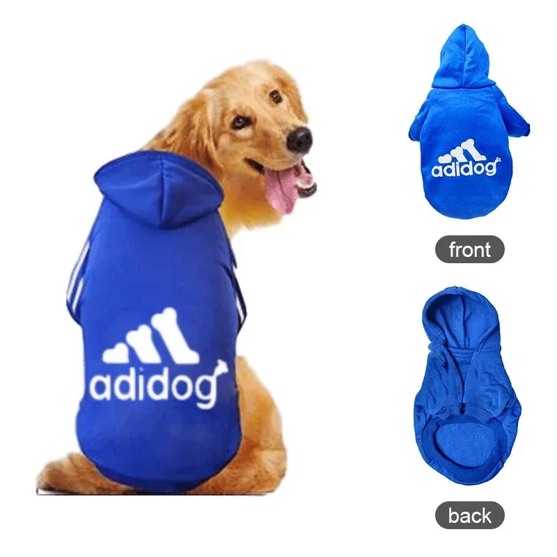 Warm Fleece Dog Hoodie Jacket for Small, Medium, and Large Dogs - Pet Clothes for Husky, Labrador, and More